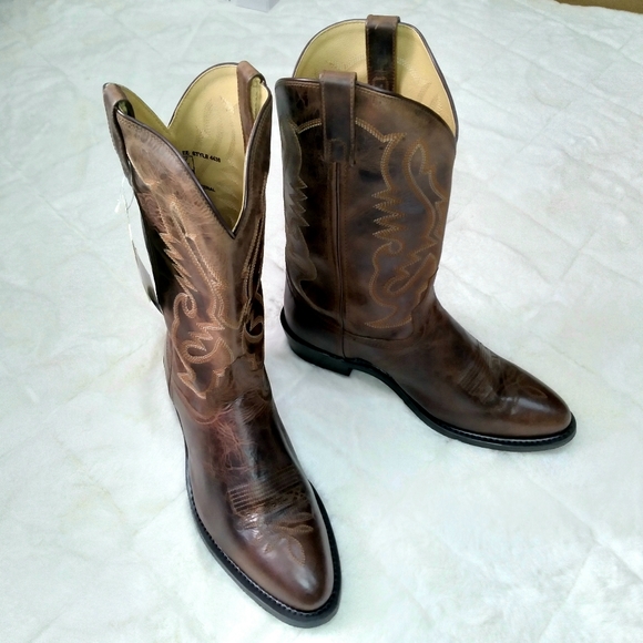 XWIDE Smoky Mountain Mens Western Cowboy Boot, Denver sz 10.5 EE 14 EE Brown NIB - Picture 13 of 16